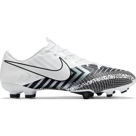 Chuteira Nike Mercurial Vapor 13 Academy Mds FG / MG CJ1292 110 branco branco