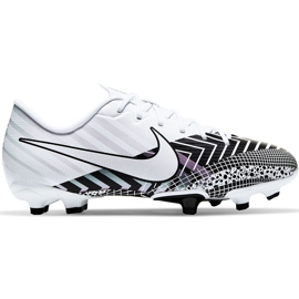 Chuteira Nike Mercurial Vapor 13 Academy Mds FG / MG Junior CJ0980 110 branco branco
