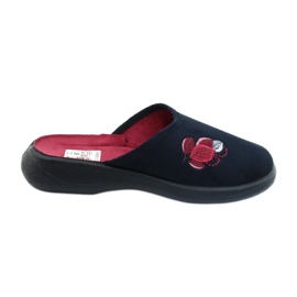 Sapatos femininos Befado pu 019D121 vermelho azul marinho