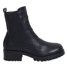 Botas pretas para mulheres pretas 0-366 pretas preto