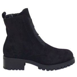 Botas pretas para mulheres pretas 0-367 pretas preto