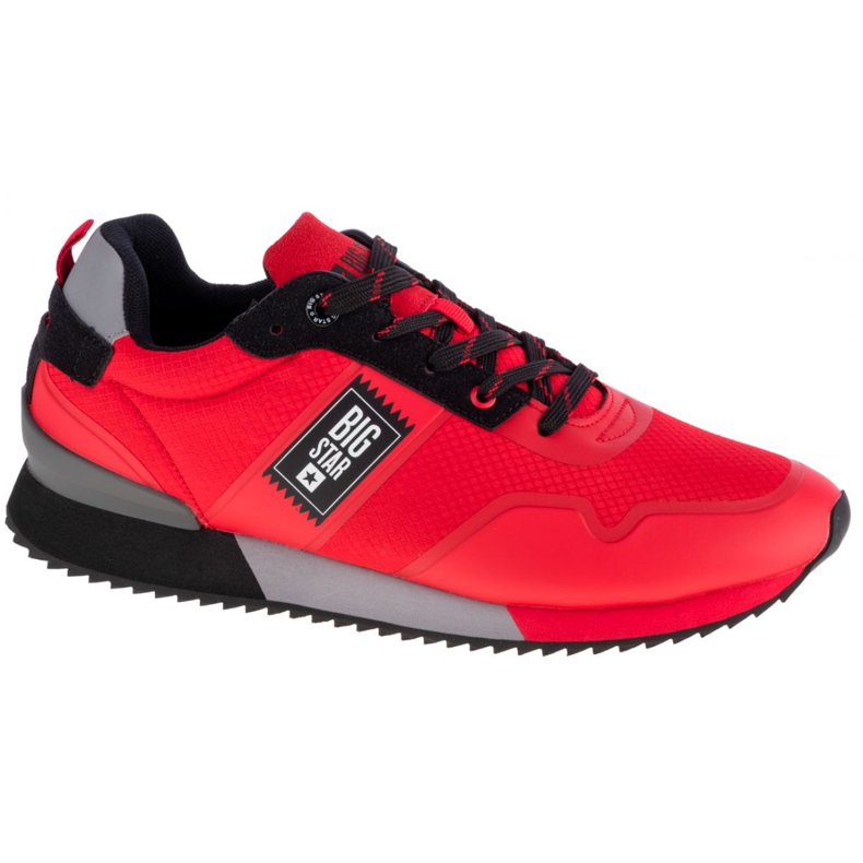 Sapatos Big Star M GG174183 preto vermelho