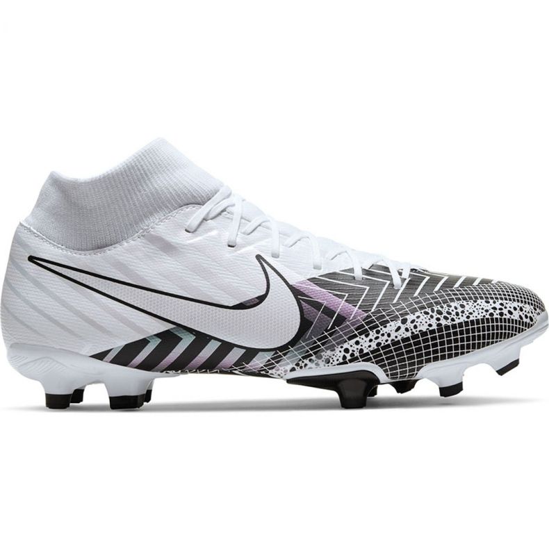 Chuteira Nike Mercurial Superfly 7 Academy Mds FG / MG M BQ5427-110 multicolorido branco