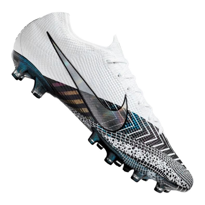 Chuteira Nike Vapor 13 Elite Mds AG-Pro M CJ1294-110 azul marinho, branco, cinza / prata branco