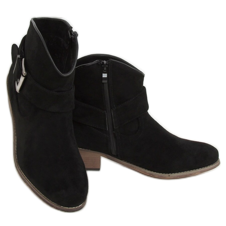 Botas femininas pretas E2251 Black Ii Genre preto