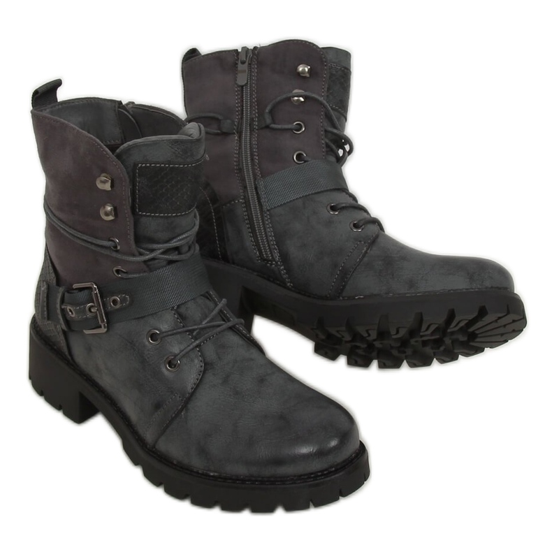 Botas de trabalho cinza 1215-PA