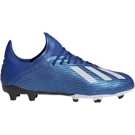 Chuteiras Adidas X 19.1 Fg Jr. azuis EG7164 azul azul