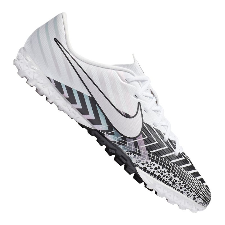 Chuteira Nike Vapor 13 Academy Mds Tf Jr CJ1178-110 multicolorido branco