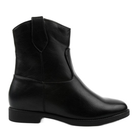 Botas pretas isoladas com uma cunha Firesoar oculta preto
