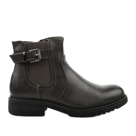 Botas cinza da Vicked botas isoladas Jodhpur