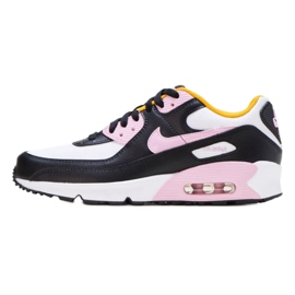 Sapata Nike Air Max 90 Ltr Jr CD6864-007 branco preto rosa
