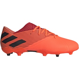 Chuteiras Adidas Nemeziz 19.2 Fg laranja EH0293 Chuteiras Adidas Nemeziz 19.2 Fg laranja EH0293