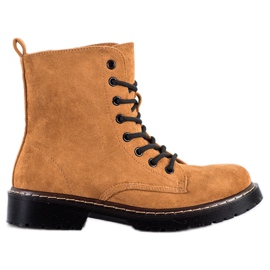 Small Swan Caçadores de camelo camurça marrom