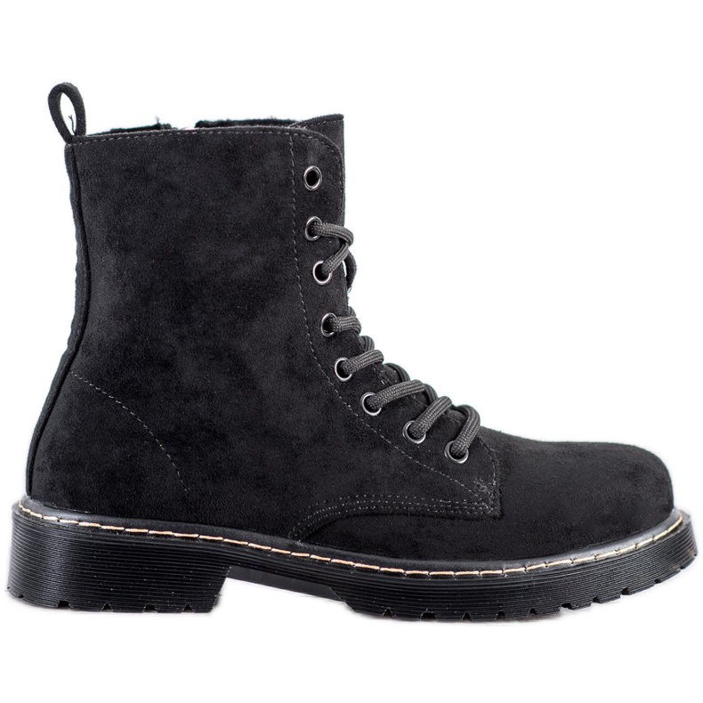 Small Swan Caçadores de camurça preto