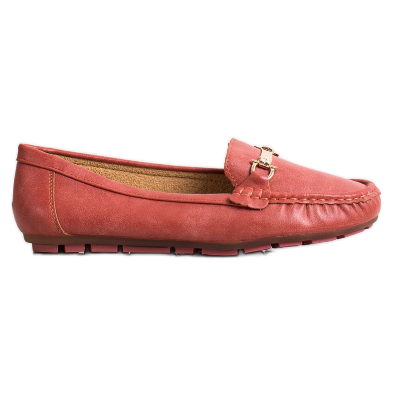 Clowse Mocassins Vermelhos Com Ornamento