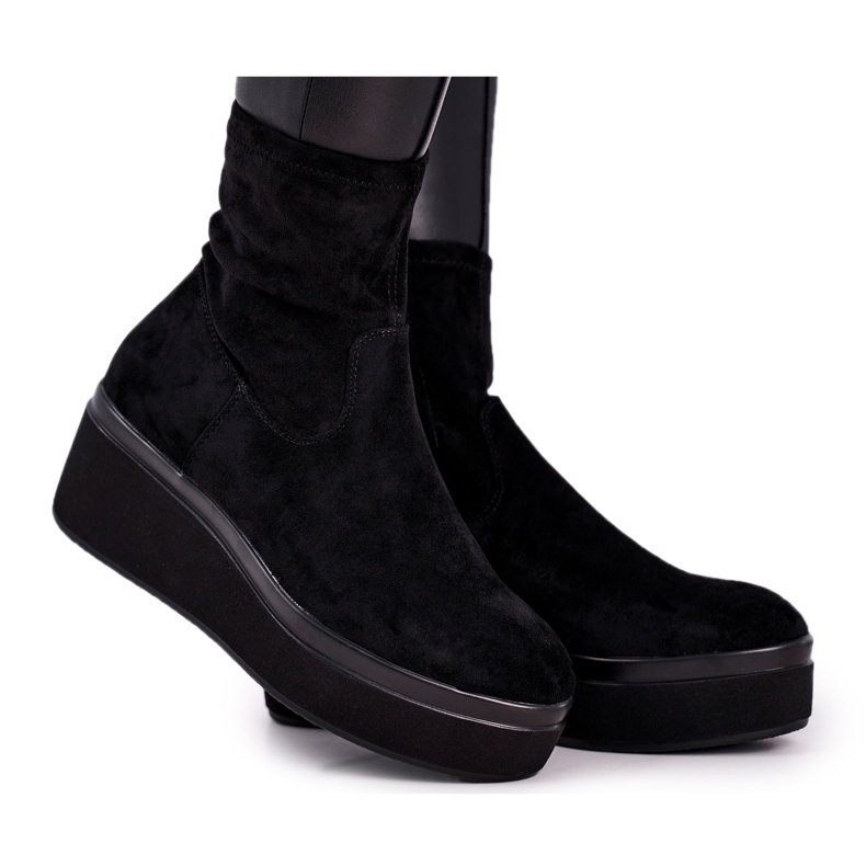 Botas femininas Sergio Leone BT730 pretas preto