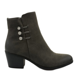 Botins de camurça cinza no poste Keenshaper