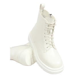 Sapatos de sola alta brancos ID01