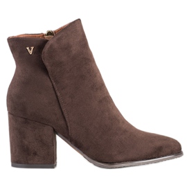 Botas castanhas VINCEZA marrom