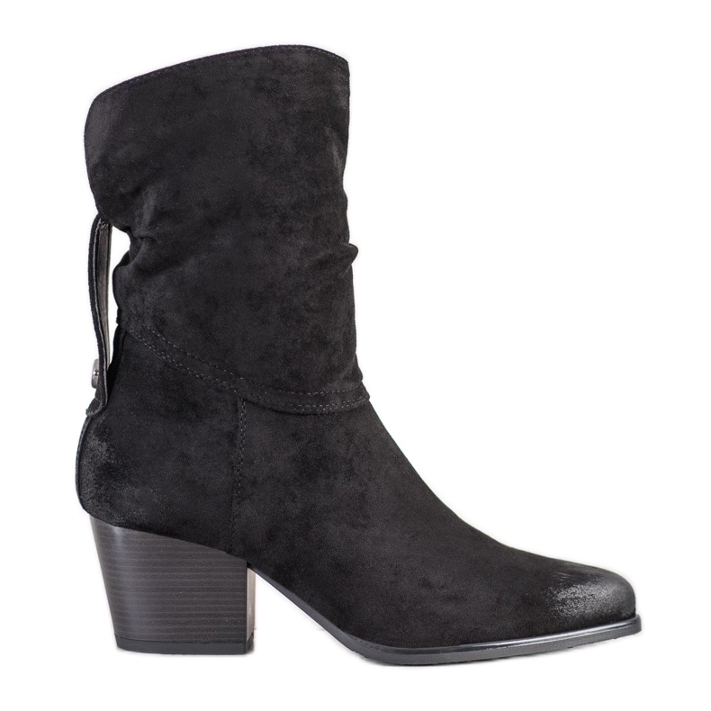 Vinceza Cowgirls pretas altas preto