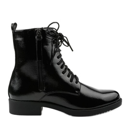 Botas de trabalho femininas negras A8315 / B preto