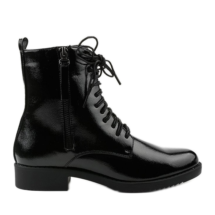 Botas de trabalho femininas negras A8315 / B preto