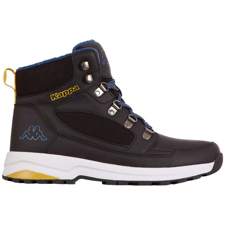 Sapatos masculinos Kappa Sigbo pretos e azuis 242890 1164