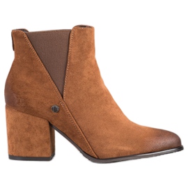Botas castanhas VINCEZA marrom
