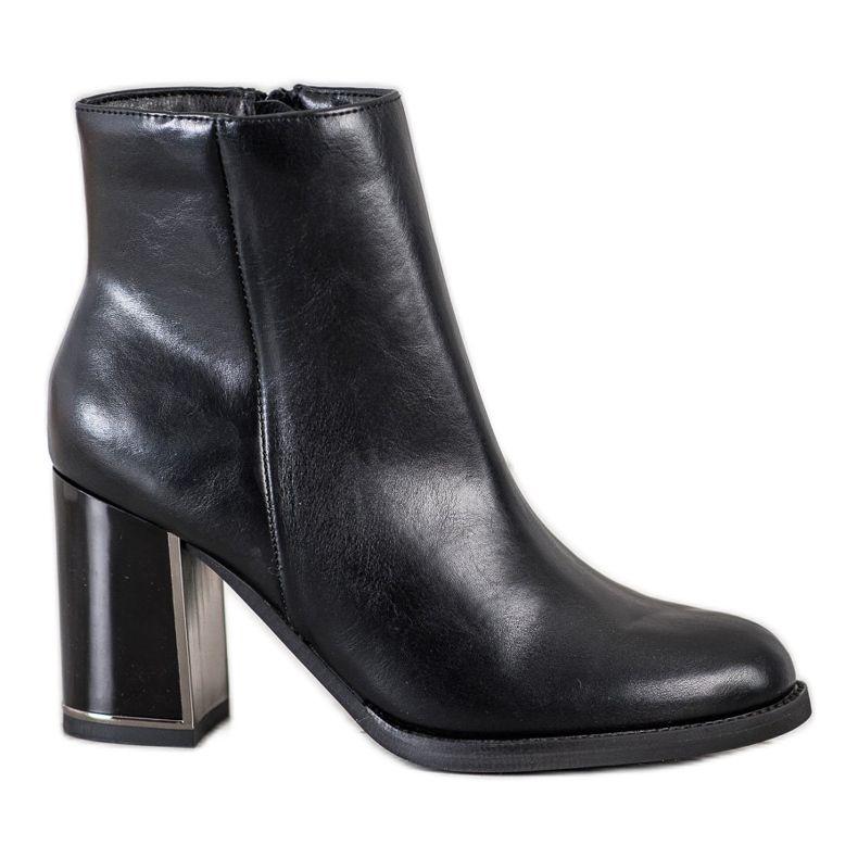 Goodin Botas elegantes de salto alto preto