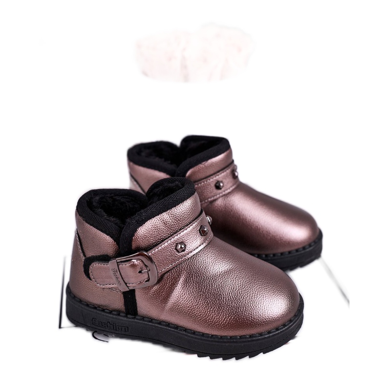 Apawwa Botas de neve infantis quentes Jinnie cinza multicolorido Apawwa Botas de neve infantis quentes Jinnie cinza multicolorido