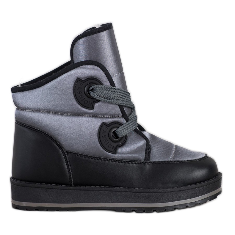 SHELOVET Botas de neve elegantes cinza