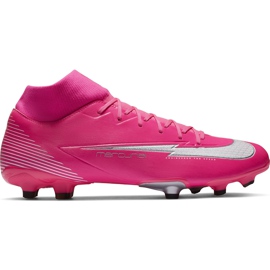 Chuteiras Nike Mercurial Superfly 7 Academy Km FG / MG DB5611 611 rosa rosa