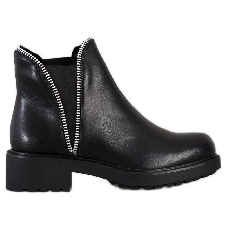 SHELOVET Botas chelsea elegantes preto