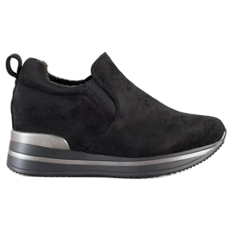 Gogo Calçados Quentes na Plataforma preto