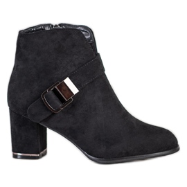 Wilady Botas Elegantes Com Fivela preto Wilady Botas Elegantes Com Fivela preto
