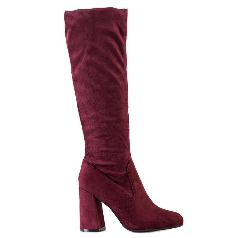Sweet Shoes Botas marrons elegantes vermelho multicolorido