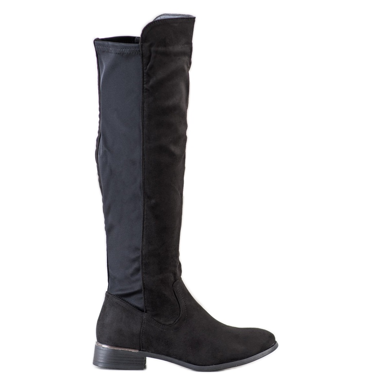 Anesia Paris Botas de salto plano preto