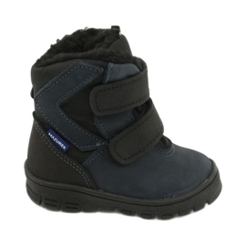 Botas botas com membrana Mazurek 1351 azul marinho preto