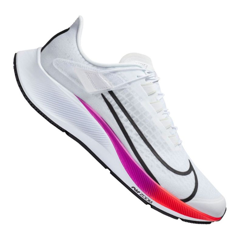 Tênis de corrida Nike Air Zoom Pegasus 37 Flyease M CK8474-100 branco preto