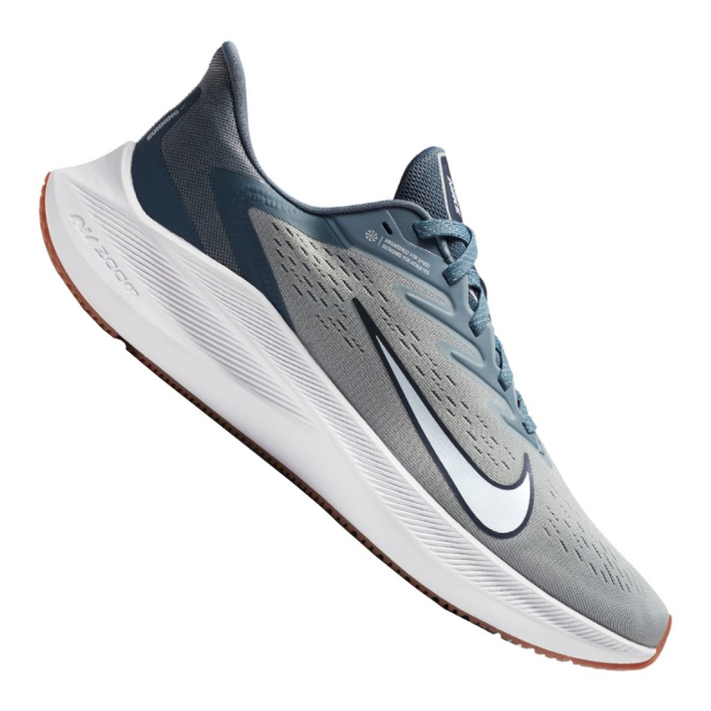 Tênis de corrida Nike Zoom Winflo 7 M CJ0291-008 cinza