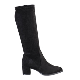 Botas pretas de Sergio Leone preto