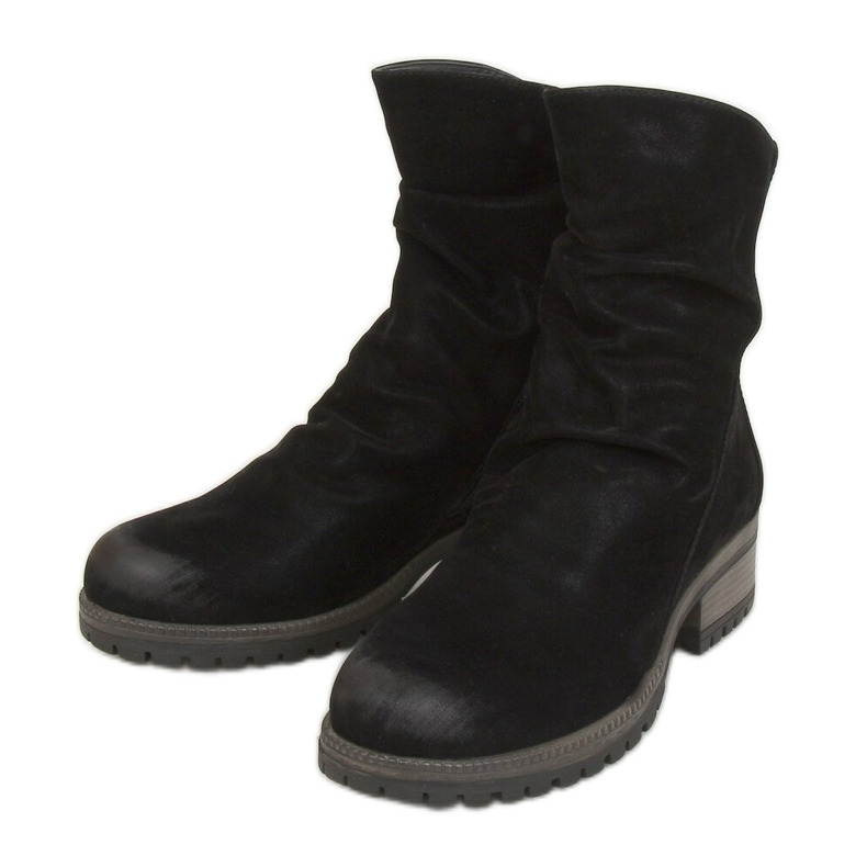 Botas pretas pretas para mulheres K1936105 Negro preto