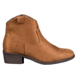 Filippo Botas de caubói de camurça marrom