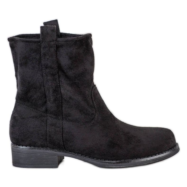 Seastar Botas de camurça deslizantes preto
