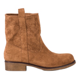 Seastar Botas de camurça deslizantes castanho