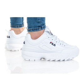 Sapatos Fila Disruptor Kids 1010567-1FG branco azul