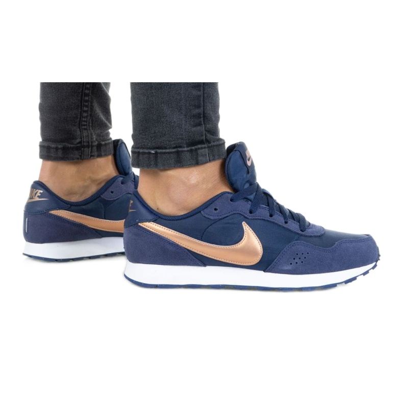 Sapato Nike Md Valiant (GS) Jr CN8558-401 azul marinho dourado
