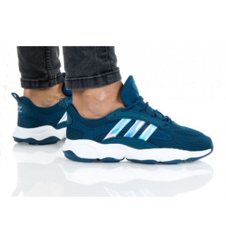 Sapatos Adidas Huiwee Jr EF5779 azul verde