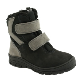 Botas pretas com membrana Mazurek 1351 preto cinza