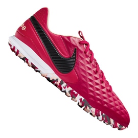 Chuteiras Nike React Legend 8 Pro Tf M AT6136-608 vermelho laranjas e tintos
